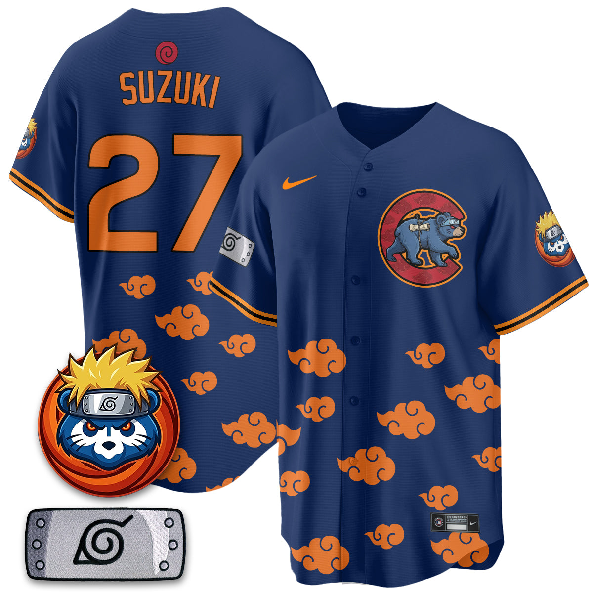 CHC Naruto Uzumaki Vapor Limited Jersey V2- Stitched
