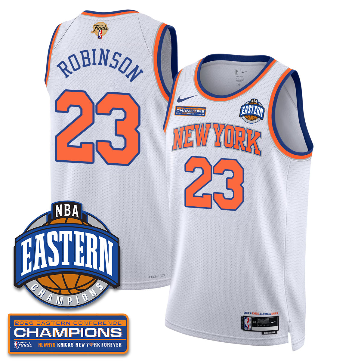 NYK 2026 NBA Eastern Conference Champions Vapor Jersey - Stitched-1
