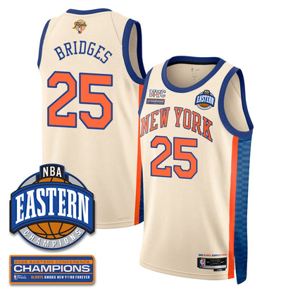 NYK 2026 NBA Eastern Conference Champions Vapor Jersey - Stitched-1