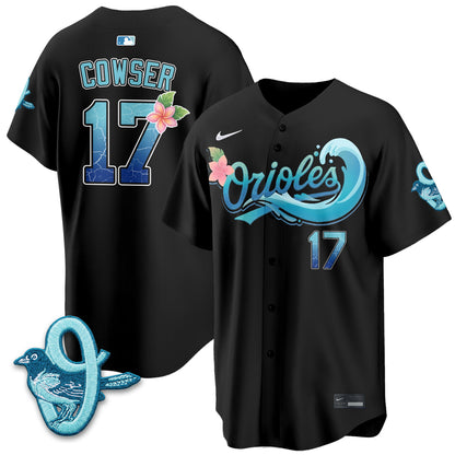 Baltimore Orioles Aloha Spirit Vapor Premier Jersey - Stitched