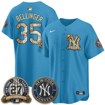 NYY x OP Japanese Cartoon Limited Jersey -  Stitched