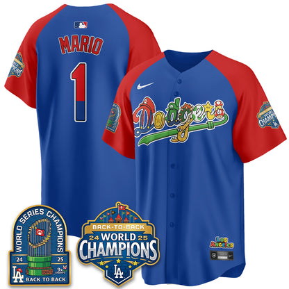 Los Angeles Dodgers x The Red Plumber Vapor Jersey - Printed