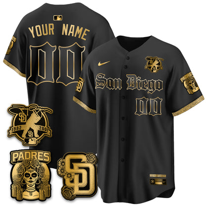SD 2026 City Connect x Tony Gwynn Patch Vapor Premier Limited Custom Jersey - All Stitched - V2