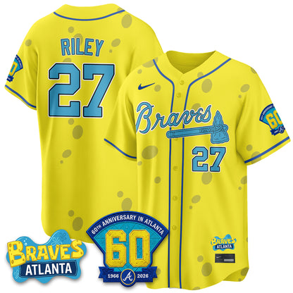 Atlanta Braves x SBSP Limited Vapor Jersey- Stitched