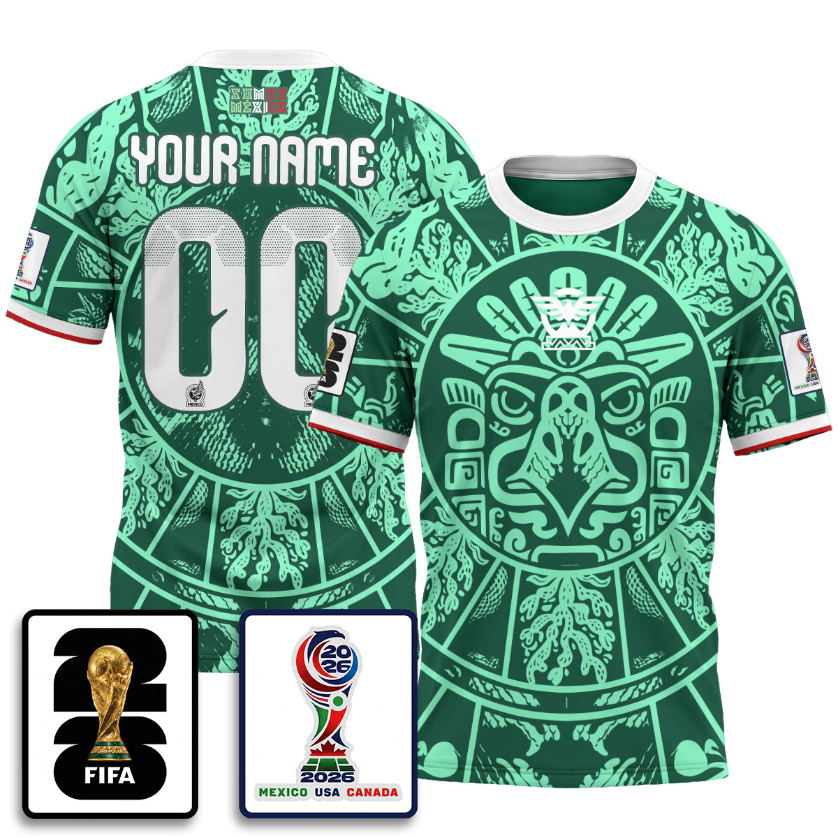 Mexico WC 2026 Fan Gear Version Custom Jersey V2- Printed