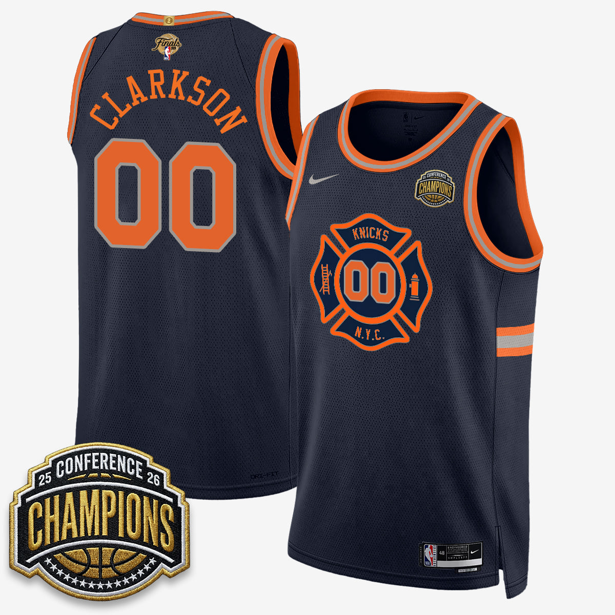 New York Knicks 2026 NBA Finals City Edition Jersey V3- Stitched