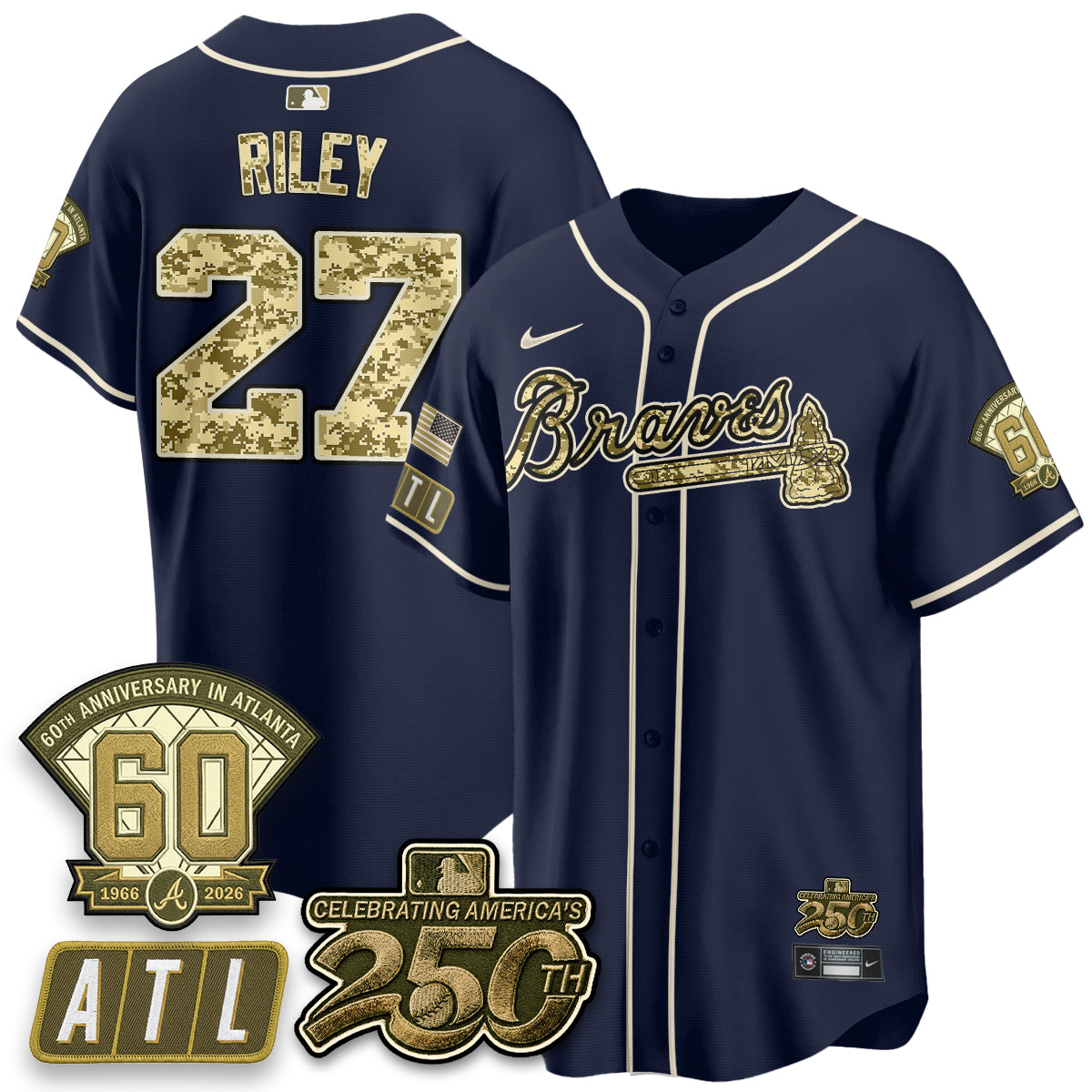 ATL Salute to Service 2026 Vapor Limited Jersey - All Stitched