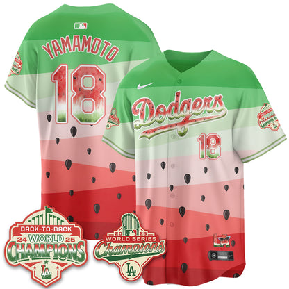 LAD National Watermelon Day Vapor Jersey - Stitched