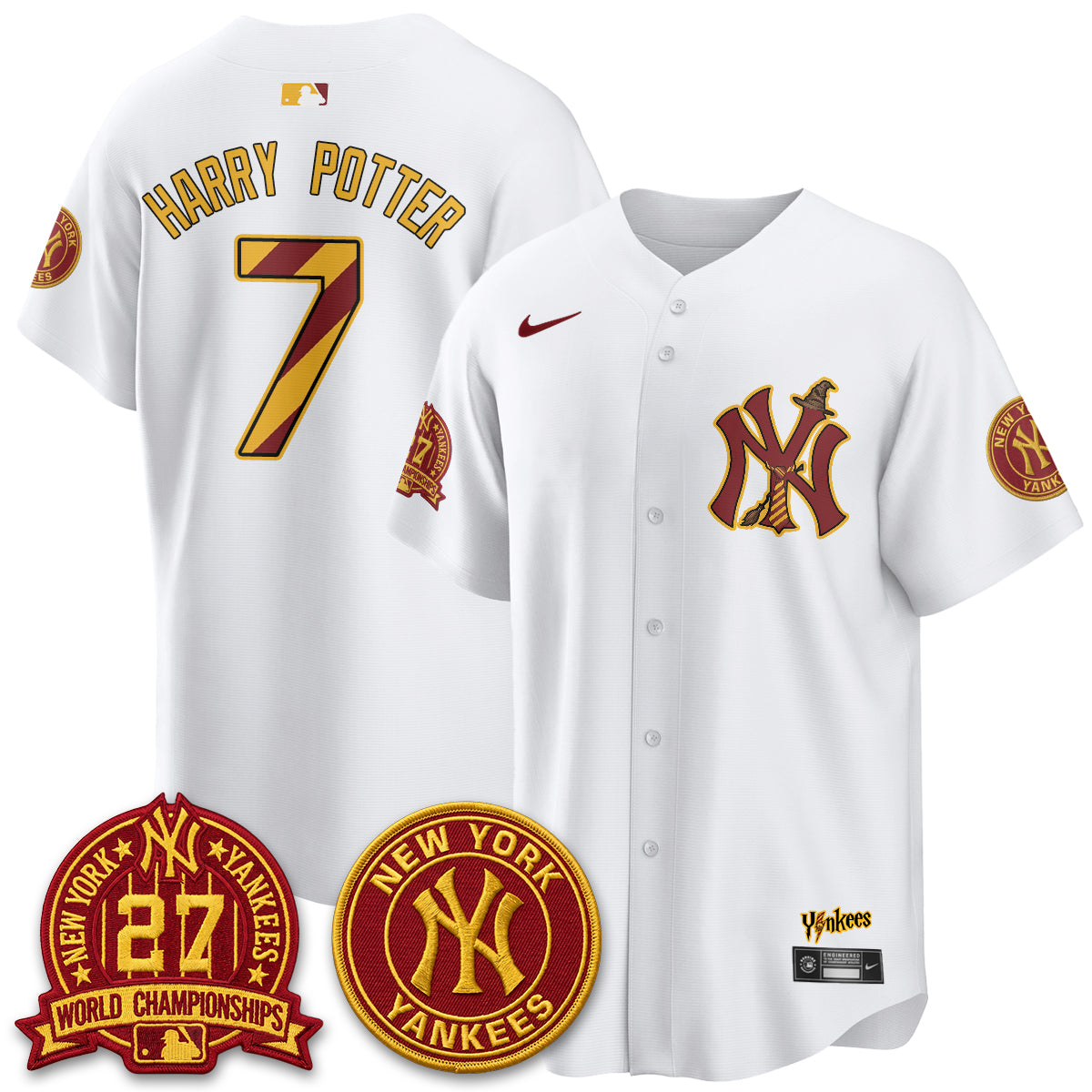 New York Yankees x HP 25 Years of Magic Vapor Limited Jersey - Stitched
