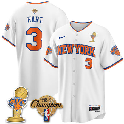 NYK 2026 NBA Champions Vapor Jersey - Stitched