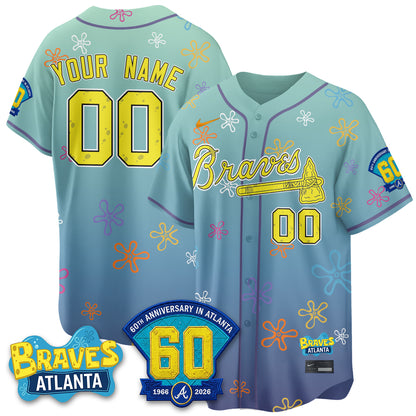 Atlanta Braves x SBSP Limited Vapor Custom Jersey- Stitched