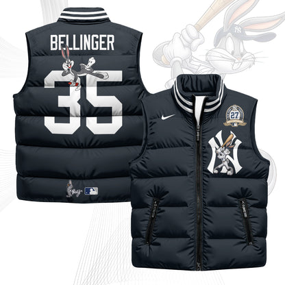 NYY Edition Unisex Puffer Vest - Printed