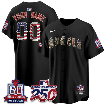 LAA 2026 Independence Day USA Vapor Custom Jersey - Stitched