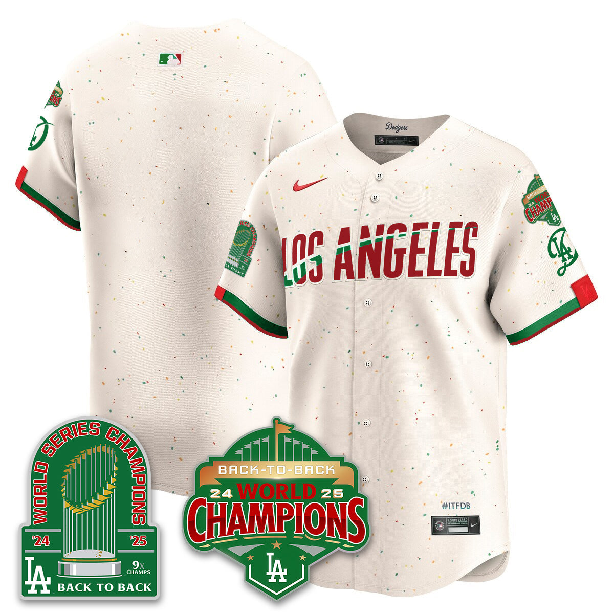 LAD Mexico Vapor Limited Jersey - 9x & B2B Champs - All Stitched