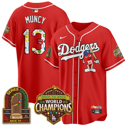 Los Angeles Dodgers x m&m Vapor Jersey - Stitched