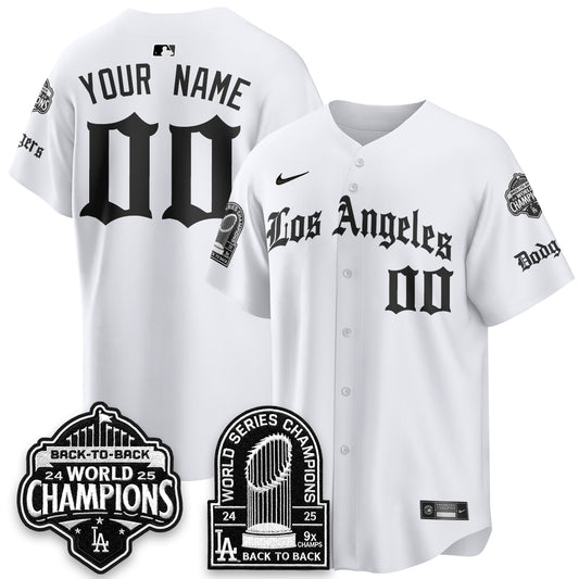 LAD WS Champions Back 2 Back Patch Vapor Premier Limited Gothic Edition Custom Jersey - All Stitched