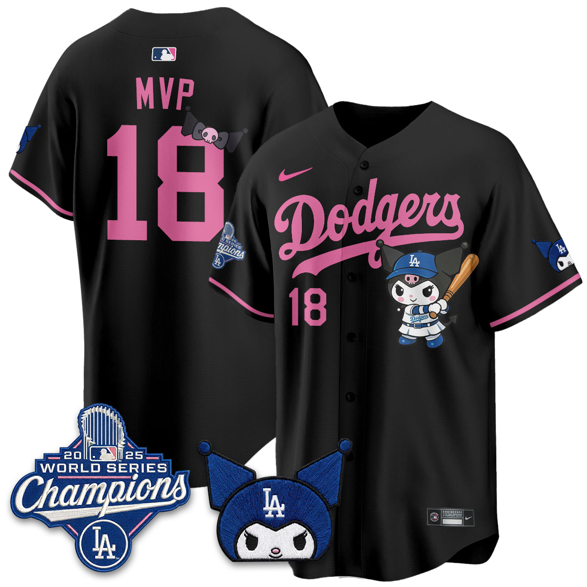 LAD Kuromi Edition Vapor Jersey - Stitched (2)