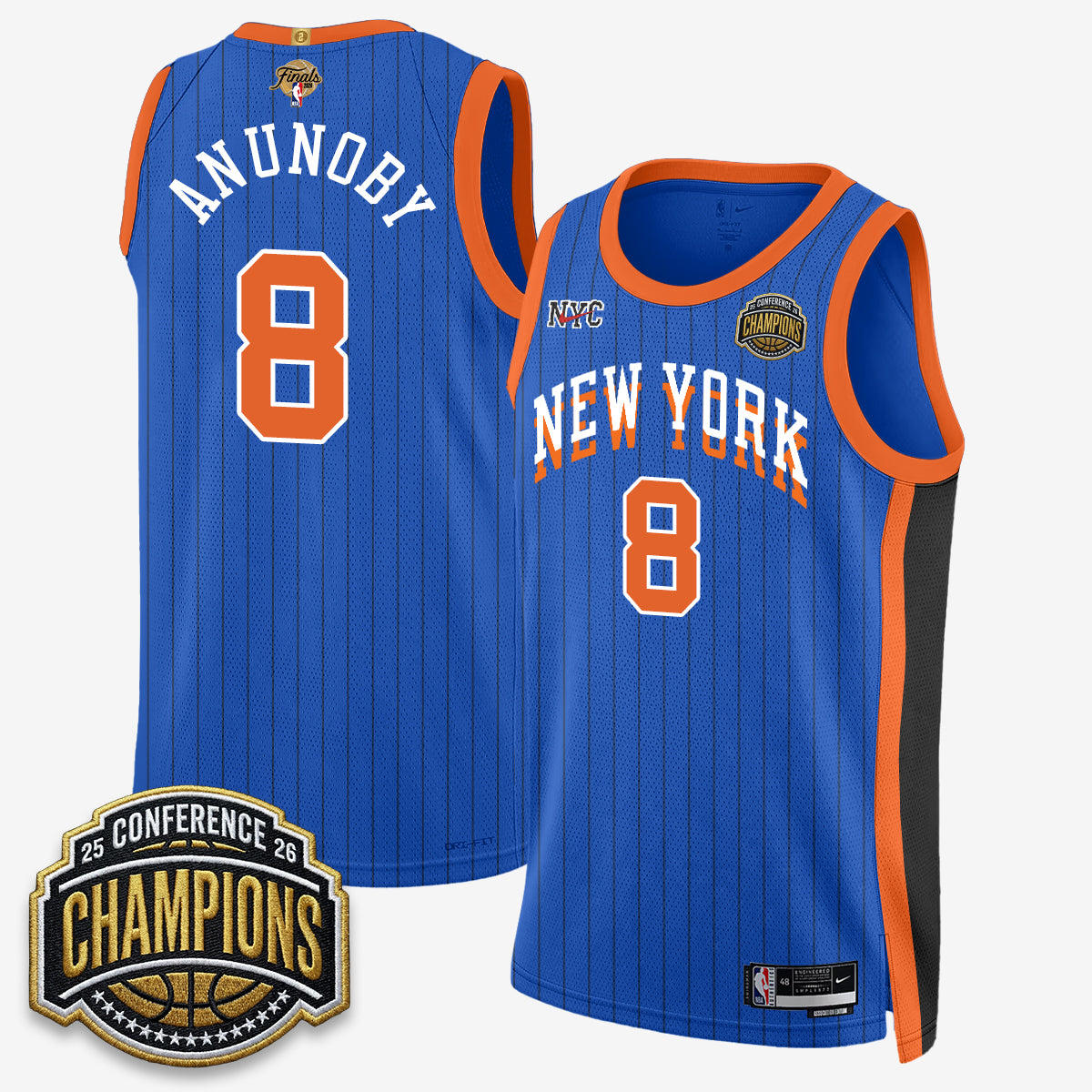 New York Knicks 2026 NBA Finals City Edition Jersey V3- Stitched