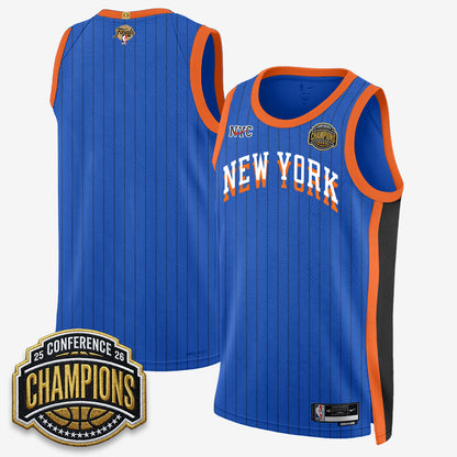 New York Knicks 2026 NBA Finals City Edition Jersey V3- Stitched