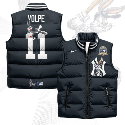 NYY Edition Unisex Puffer Vest - Printed