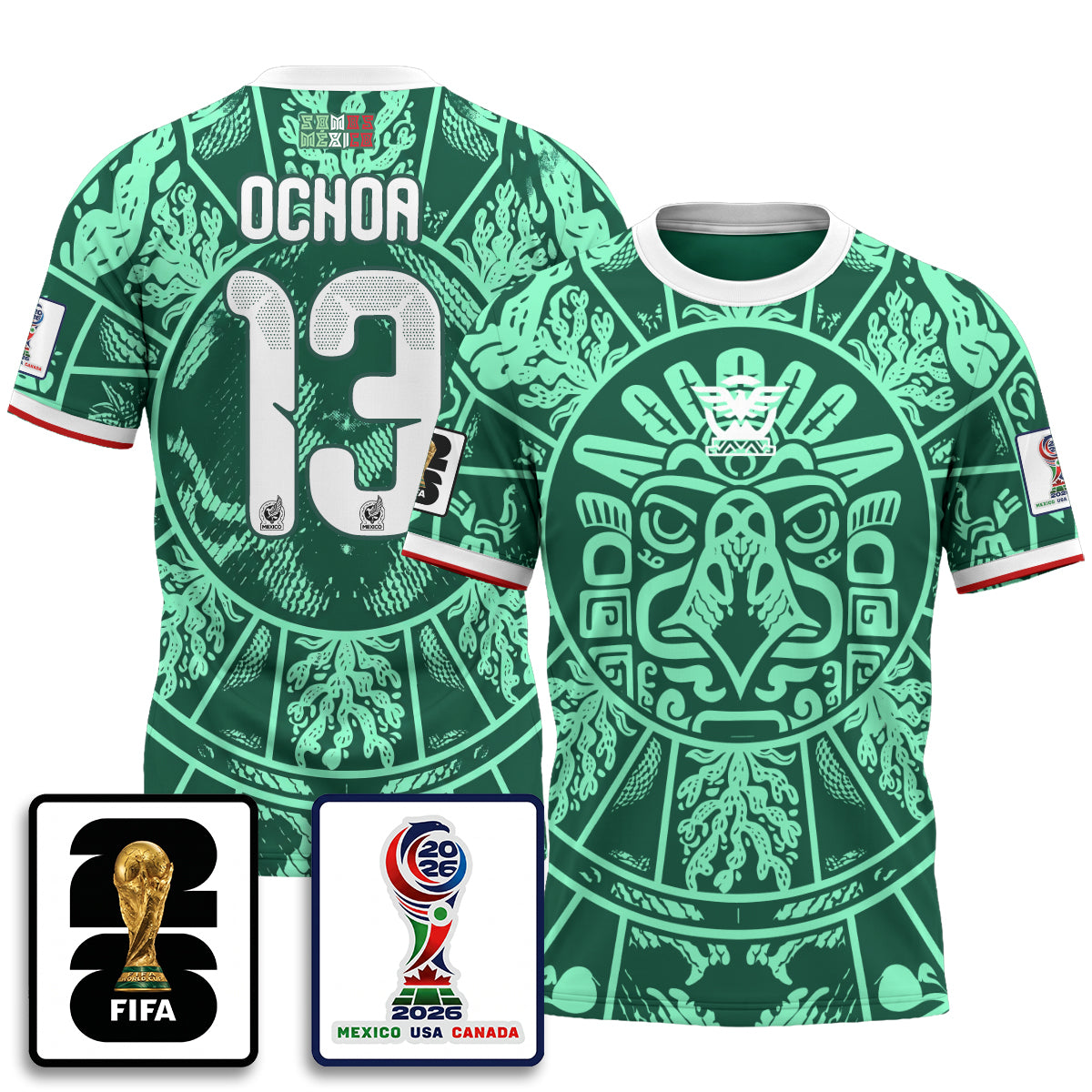 Mexico WC 2026 Fan Gear Version Jersey V2- Printed