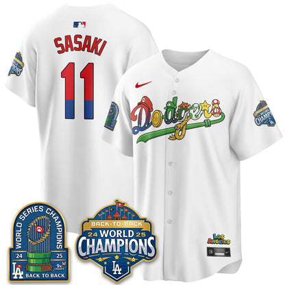 Los Angeles Dodgers x The Red Plumber Vapor Jersey - Printed