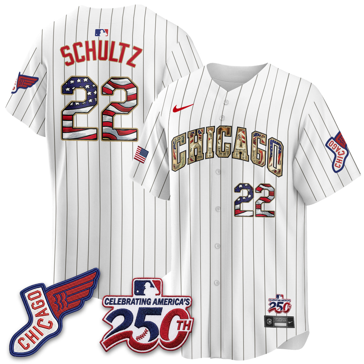 CWS 2026 Independence Day USA Vapor Jersey - Stitched