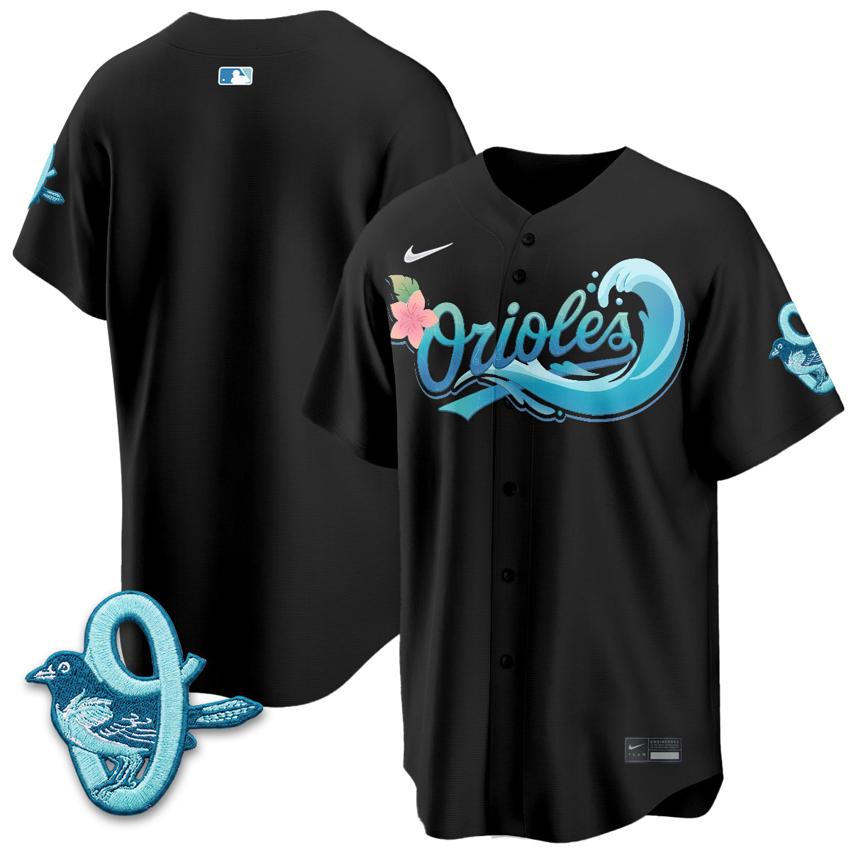 Baltimore Orioles Aloha Spirit Vapor Premier Jersey - Stitched
