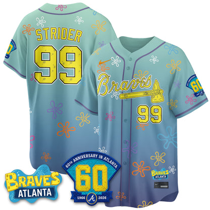 Atlanta Braves x SBSP Limited Vapor Jersey- Stitched