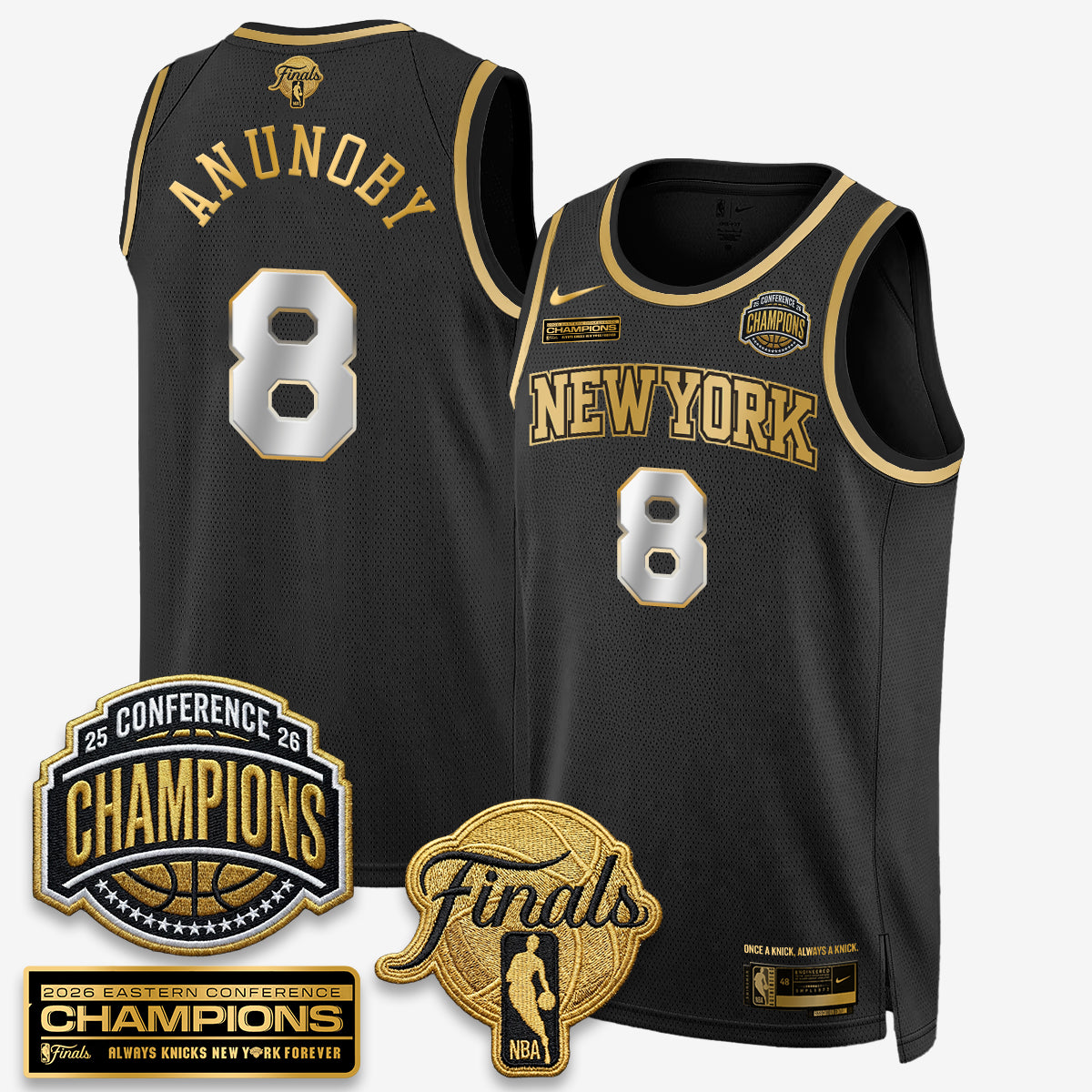 NYK 2026 NBA Eastern Conference Champions Vapor Special Edition Jersey - Stitched(1)