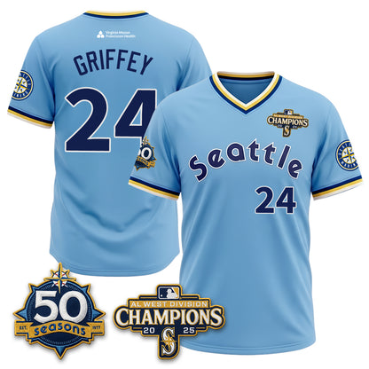 SEA 50th Anniversary Throwback Limited Jersey - All Stitched