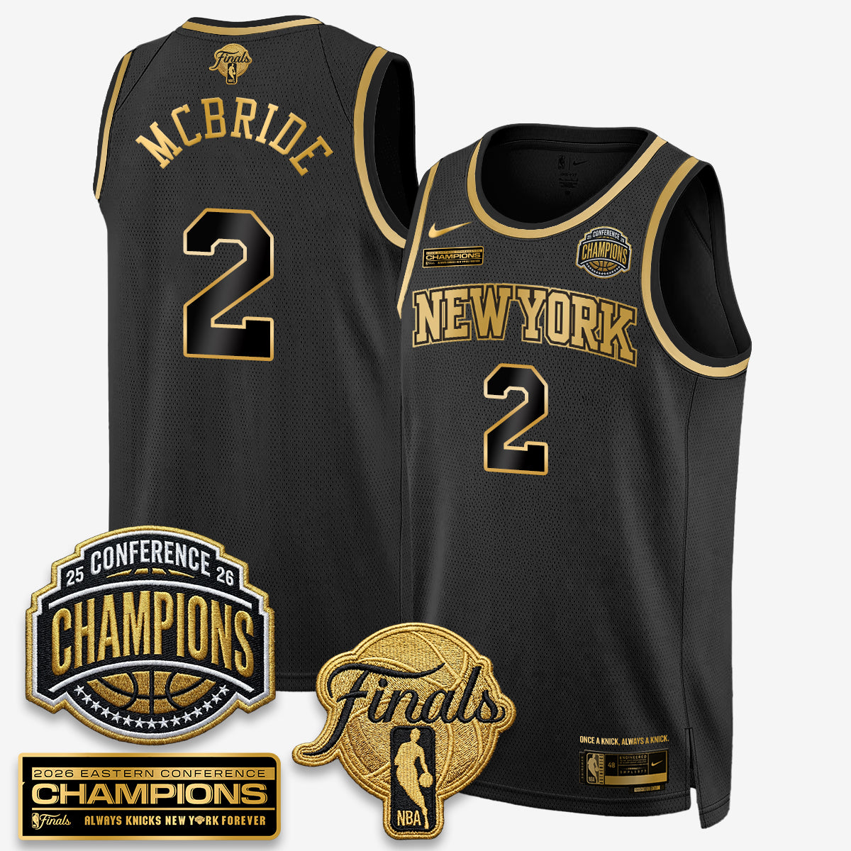NYK 2026 NBA Eastern Conference Champions Vapor Special Edition Jersey - Stitched(1)