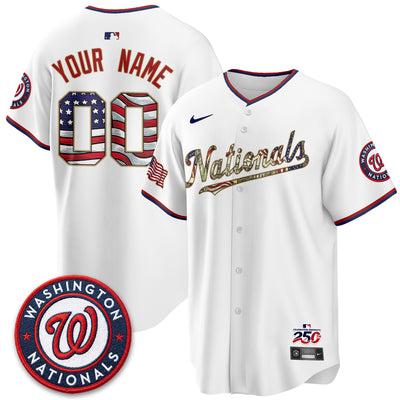 WSH 2026 Independence Day USA Vapor Custom Jersey - Stitched