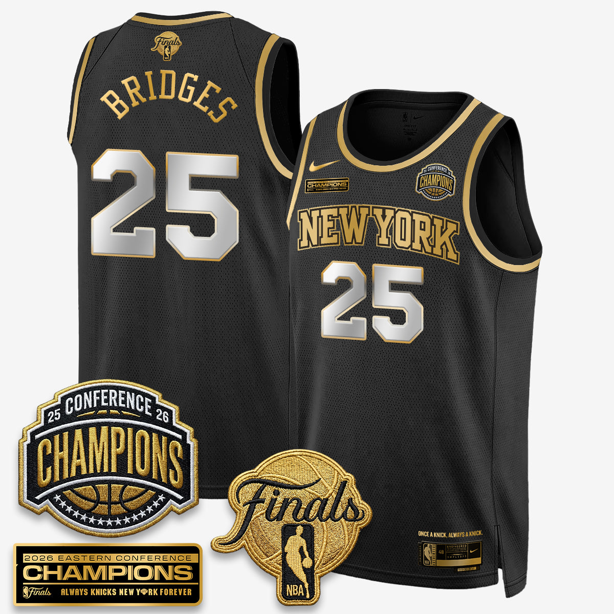 NYK 2026 NBA Eastern Conference Champions Vapor Special Edition Jersey - Stitched(1)