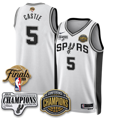 SAS 2026 NBA Western Conference Champions Vapor Jersey - Stitched1
