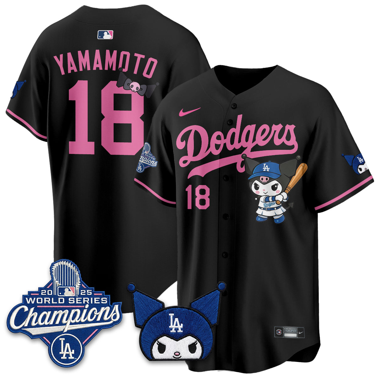 LAD Kuromi Edition Vapor Jersey - Stitched (2)