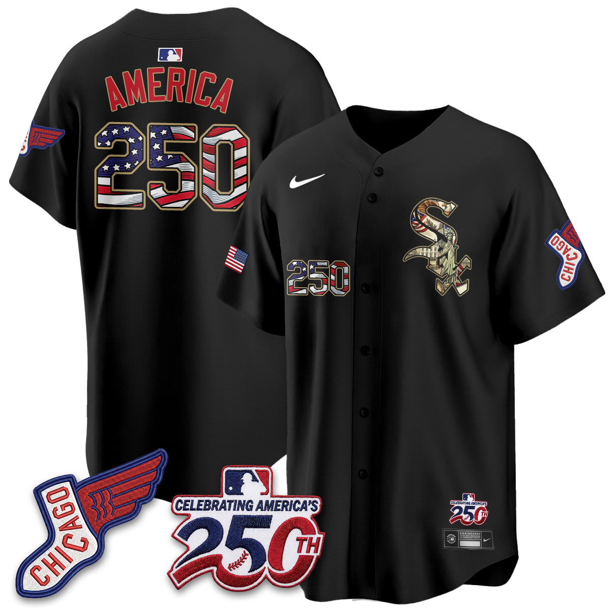CWS 2026 Independence Day USA Vapor Jersey - Stitched