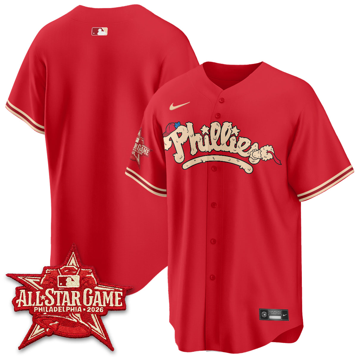 Philadelphia Phillies All Star Game 2026 Vapor Limited Jersey - Stitched