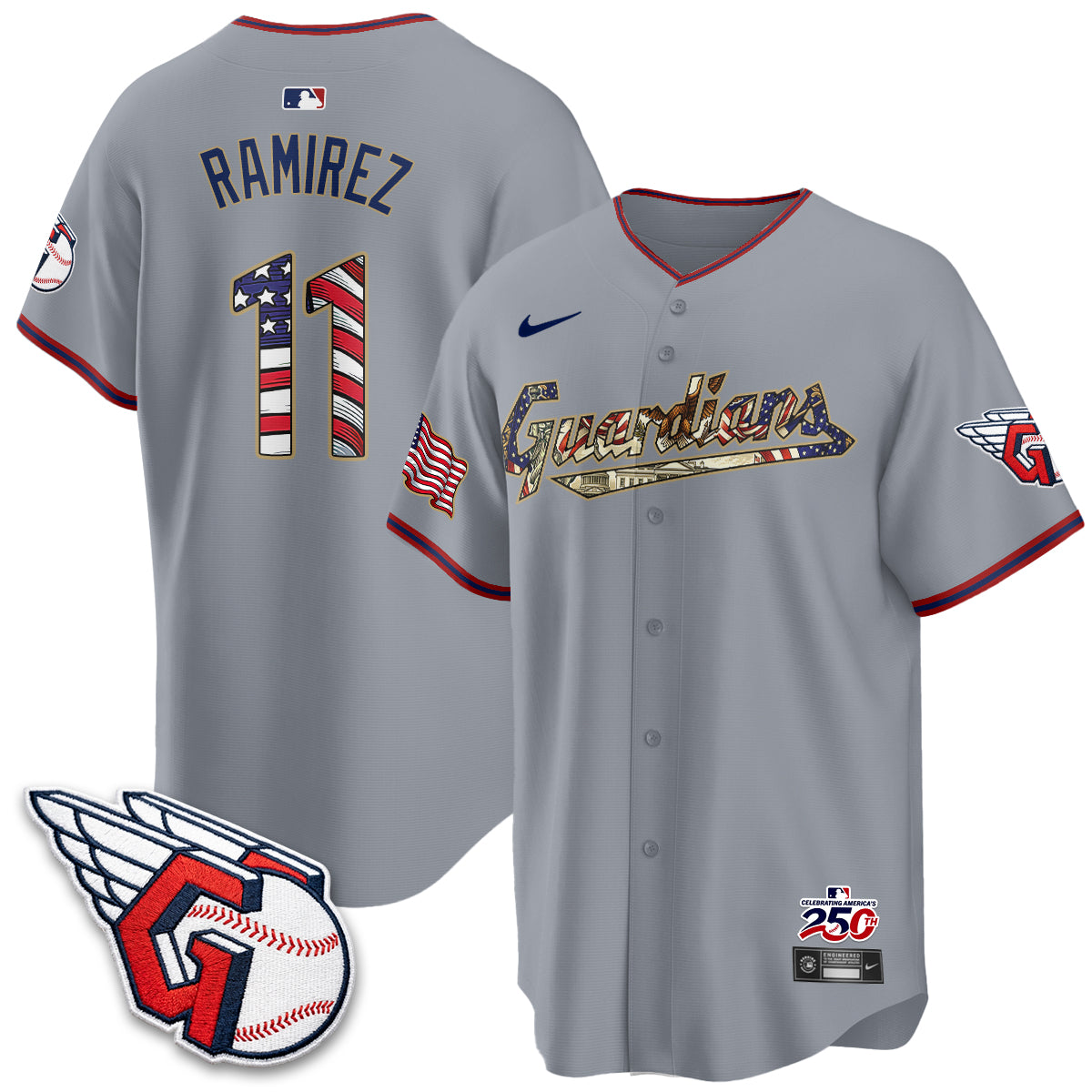 CLE 2026 Independence Day USA Vapor Jersey - Stitched