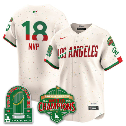 LAD Mexico Vapor Limited Jersey - 9x & B2B Champs - All Stitched