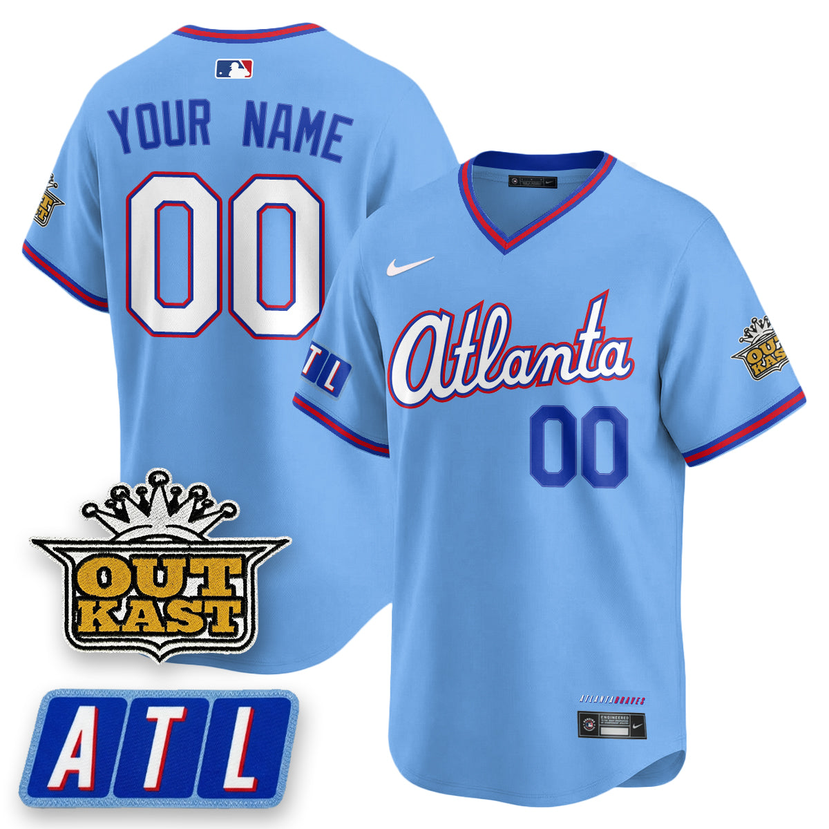 Outkast Patch ATL 2026 City Connect x Outkast Patch Vapor Limited Custom Jersey - Al ...