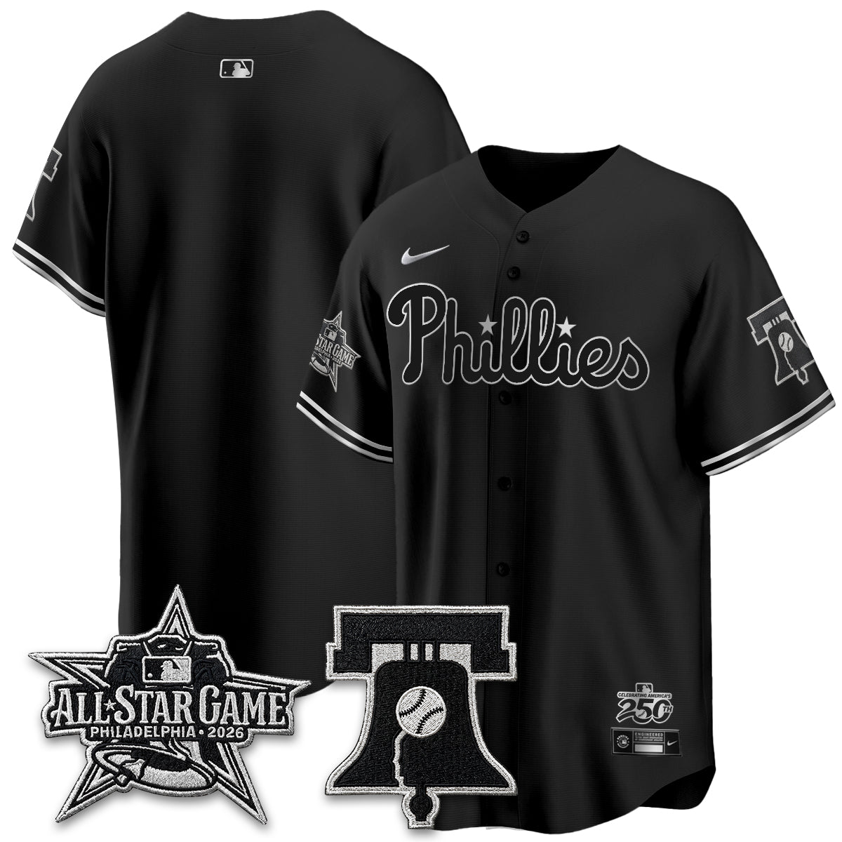 PHI Fourth of July USA Vapor Limited Jersey - Stitched
