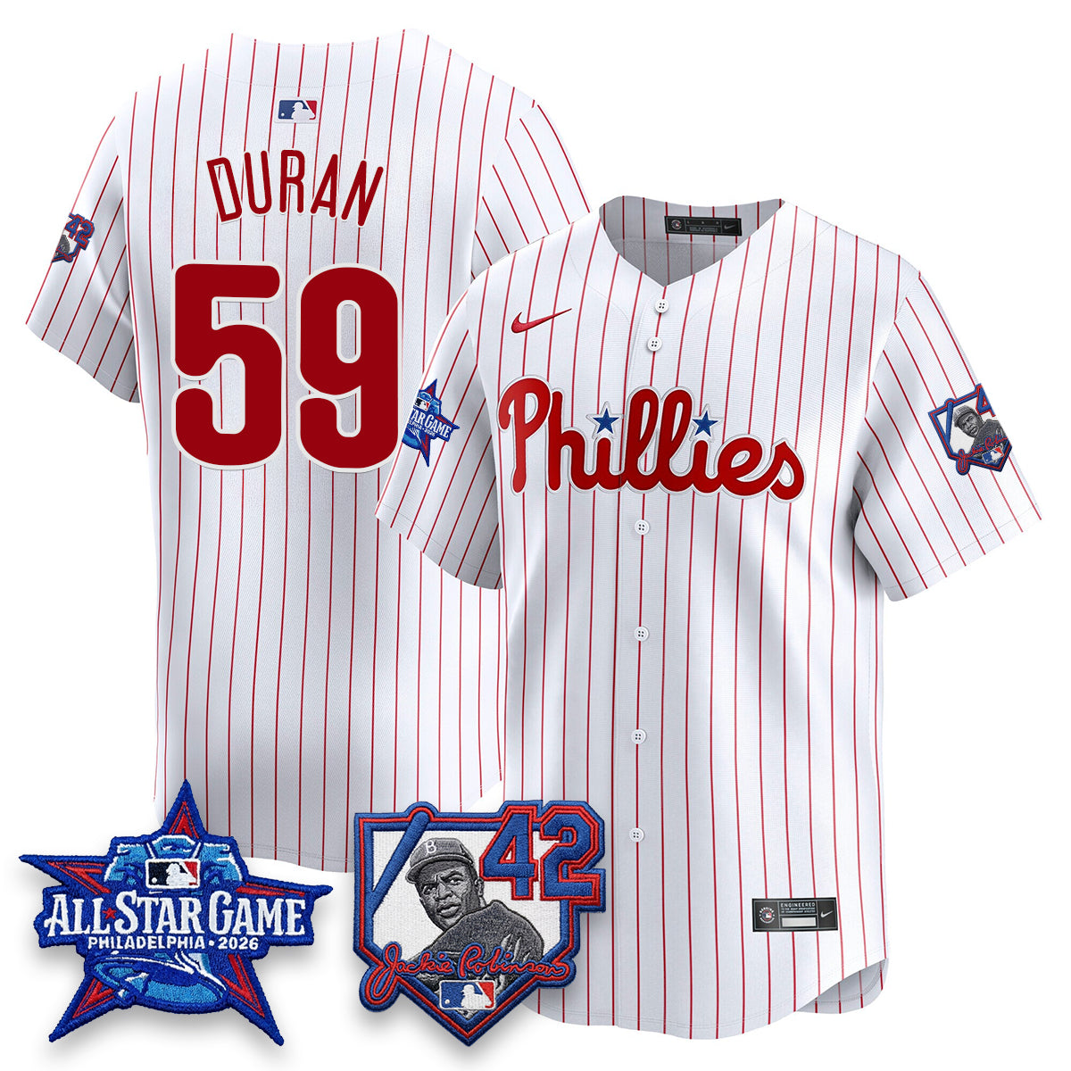 PHI 2026 Jackie Robinson New Era - All Star Game Vapor Limited Jersey - All Stitched