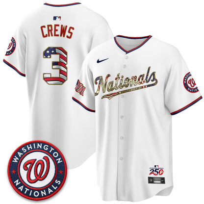 WSH 2026 Independence Day USA Vapor Jersey - Stitched