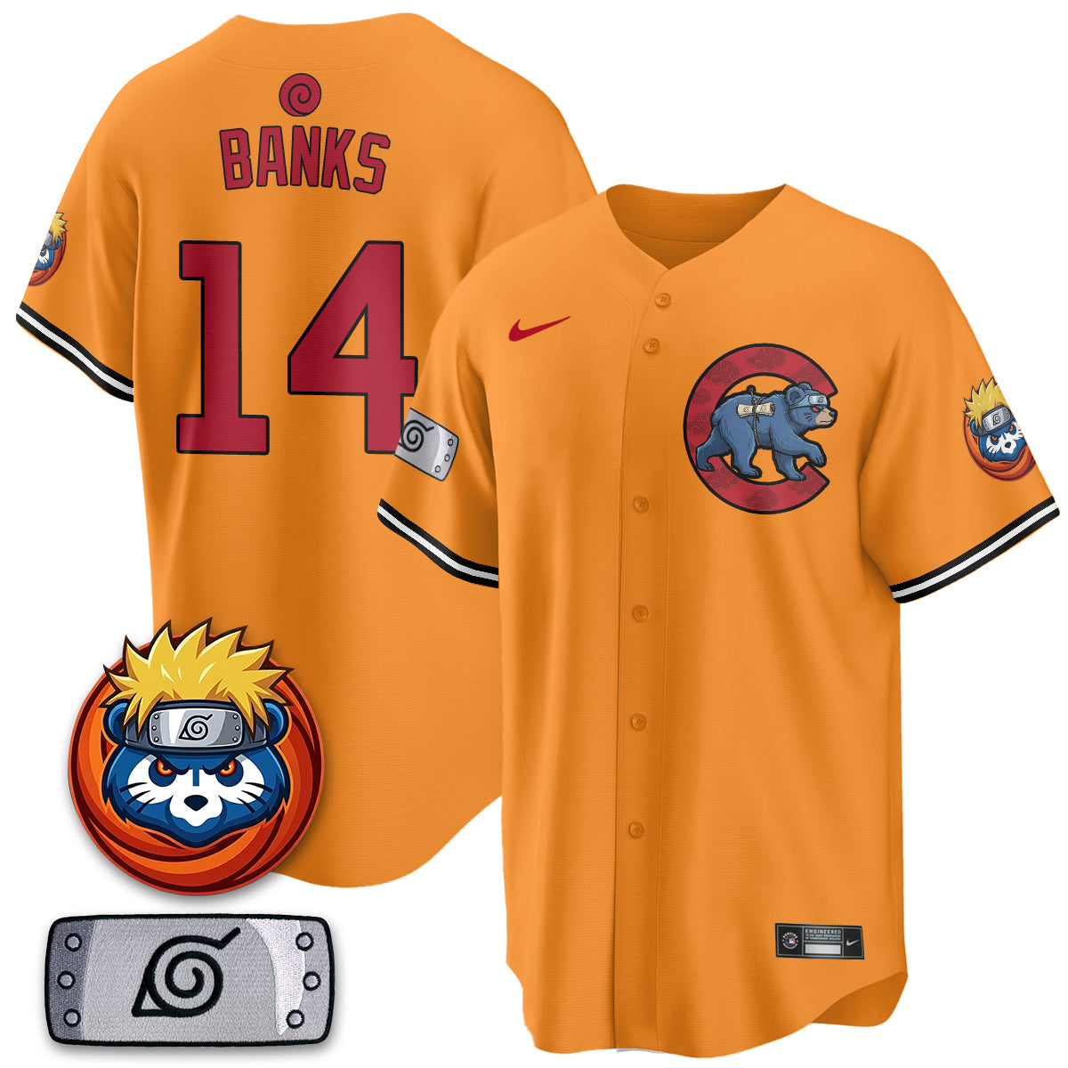 CHC Naruto Uzumaki Vapor Limited Jersey V2- Stitched