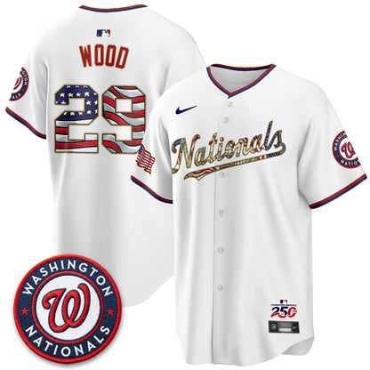 WSH 2026 Independence Day USA Vapor Jersey - Stitched