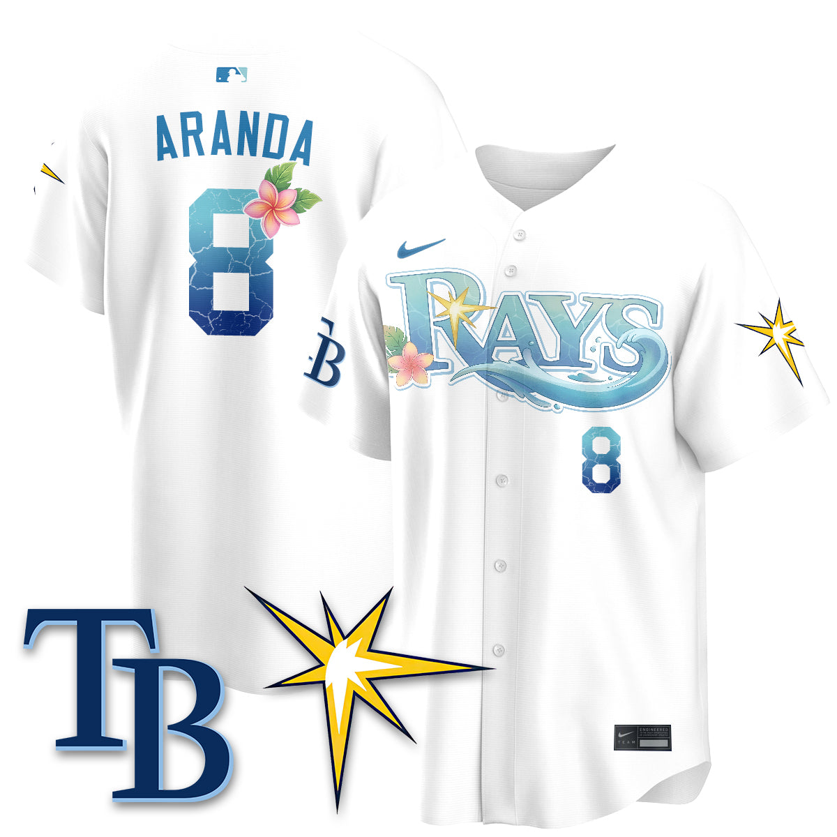 Tampa Bay Rays Aloha Spirit Vapor Limited Jersey - Stitched
