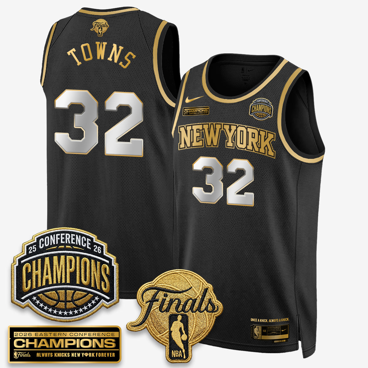 NYK 2026 NBA Eastern Conference Champions Vapor Special Edition Jersey - Stitched(1)