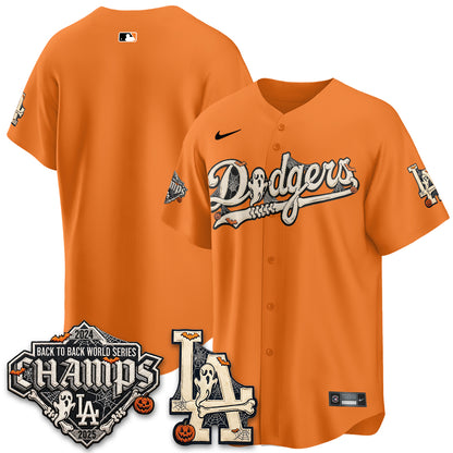 Los Angeles Dodgers Halloween 2026 Vapor Jersey - Stitched