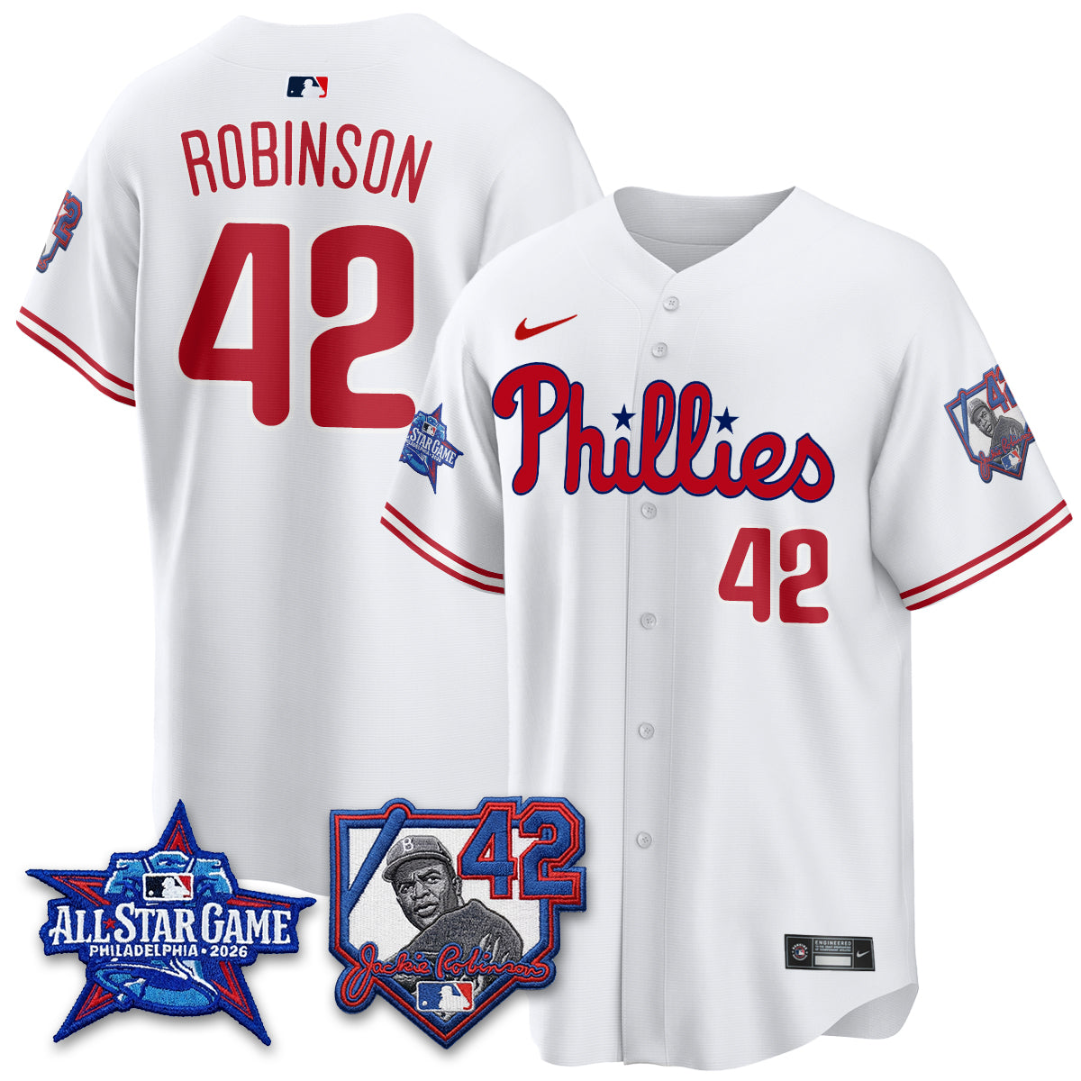 PHI 2026 Jackie Robinson New Era - All Star Game Vapor Limited Jersey - All Stitched